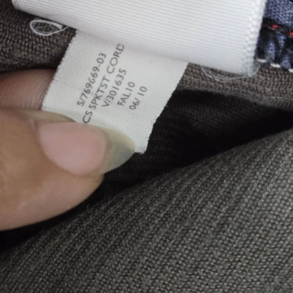 Banana Republic Men‎ Pants 36/32 Brown Khakis Corduroy Straight Fit Button